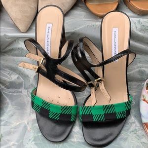 Diane von Furstenberg ankle strap heel sandals